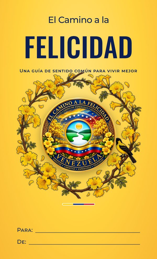 Portada del librito El Camino a la Felicidad, edición Venezuela
